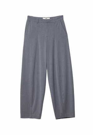 Stradivarius SMART BAGGY WITH SEAM DETAIL  - Housut - grey