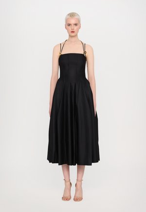Stine Goya TAILORING DOUBLE STRAP HIGH VOLUME DRESS - Kokteiļkleita/ballīšu kleita - black