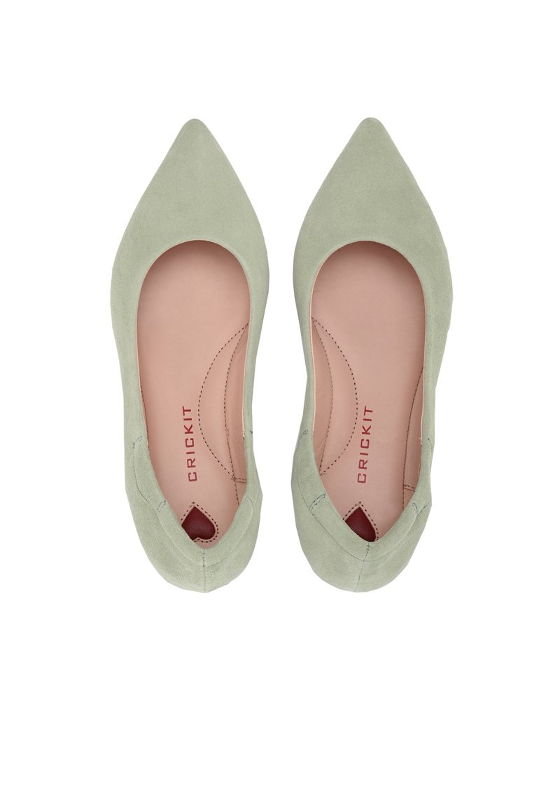 Damen Klassische Ballerinas | Crickit JAMIE Klassischer Ballerina oliv - FW92224 Damen Klassische Ballerinas | Crickit JAMIE Klassischer Ballerina oliv - FW92224