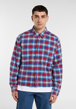 Dickies, JEROME CROPPED FLANNEL SHIRT - Shirt - deep claret