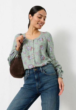 REGULAR FIT - CLEMENCE  - Blouse - green dot floral