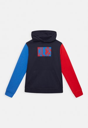 FC BARCELONA CLUB HOODIE UNISEX - Fanartikel - obsidian/signal blue/obsidian