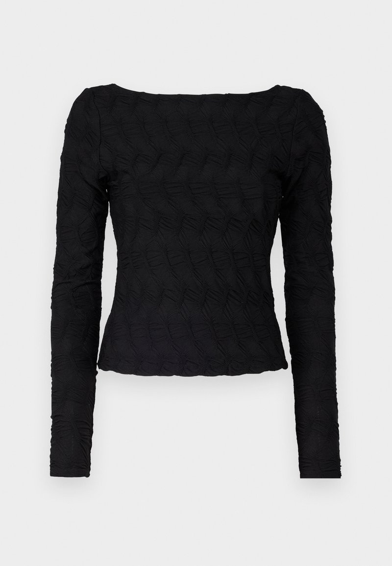 SOMETHINGNEW Longsleeve donkerbruin