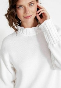 Holebrook ESTER CREW - Strickpullover - white