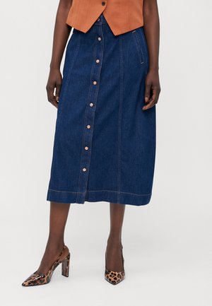ONLKLARA A LINE SKIRT  - A-line skjørt - medium blue denim