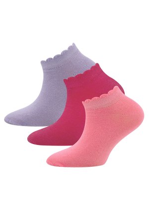 3ER-SET MÄUSEZÄHNCHENRAND - Socks - pink rosa lupine