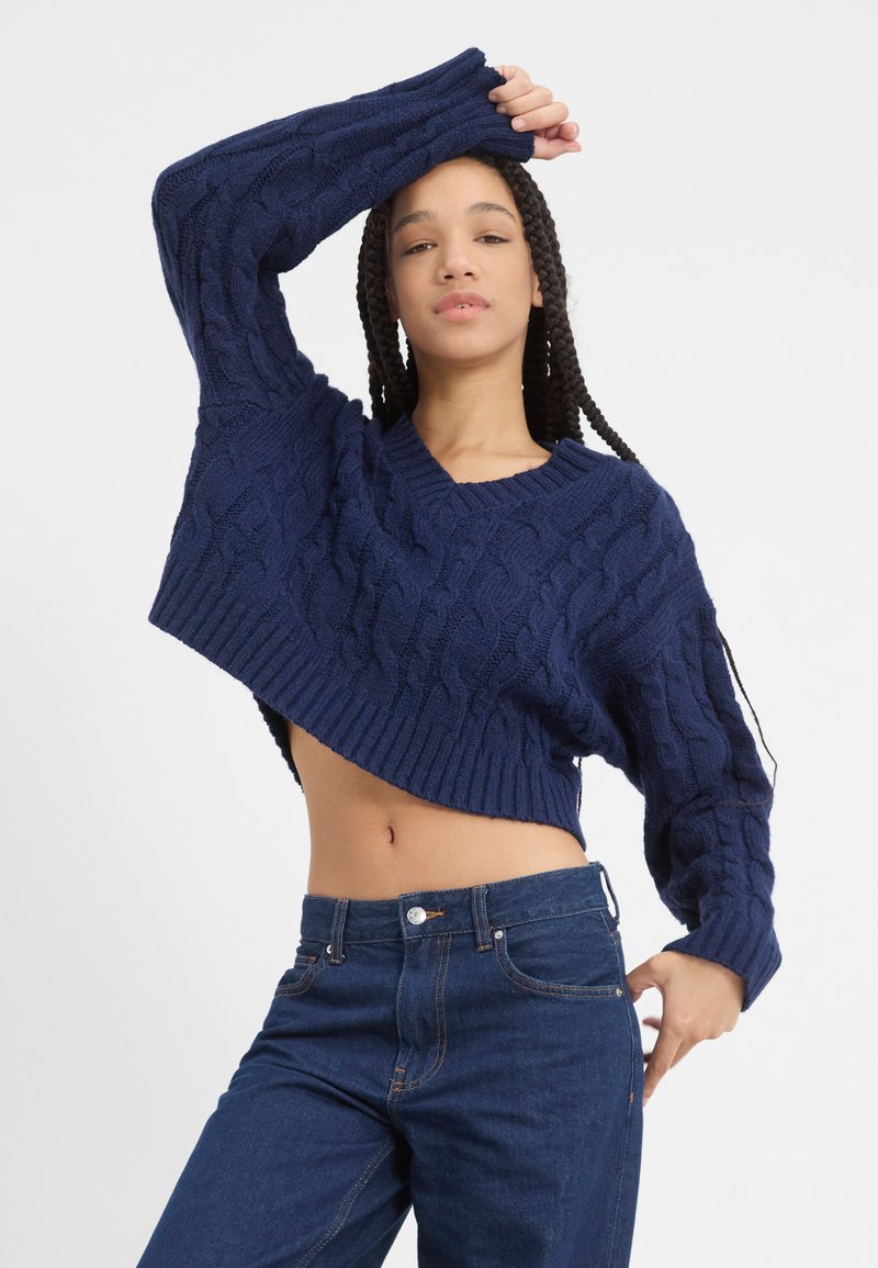 Even&Odd by Zalando - Jumper - dark blue, Enlarge