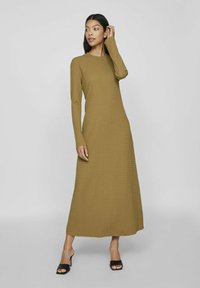 VILA LANGÄRMELIGES - Robe pull - gothic olive