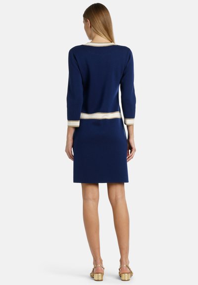 Luisa Spagnoli MAURIZIA - Sarafanas - blu colore panna oro chiaro