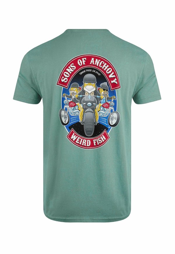SONS OF ANCHOVY BACK ARTIST  - Print T-shirt3