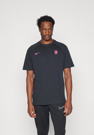 CHELSEA NIKE TRAVEL SHORT SLEEVES TOP THIRD - Klub merchandise - black/pink prime