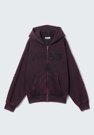 Weekday SQUARE GRAPHIC - Užtrauktuku užsegamas treningas - Purple