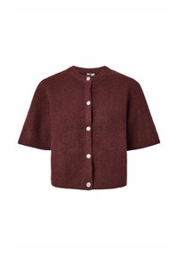 Pieces - Pcsilly Ss O-Neck Knit Cardigan - 4992810 Sprucestone Melange