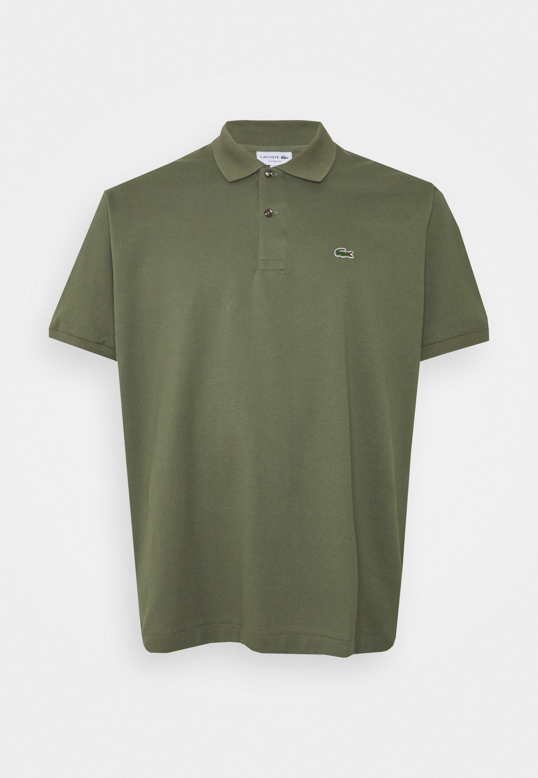 lacoste polo olive green