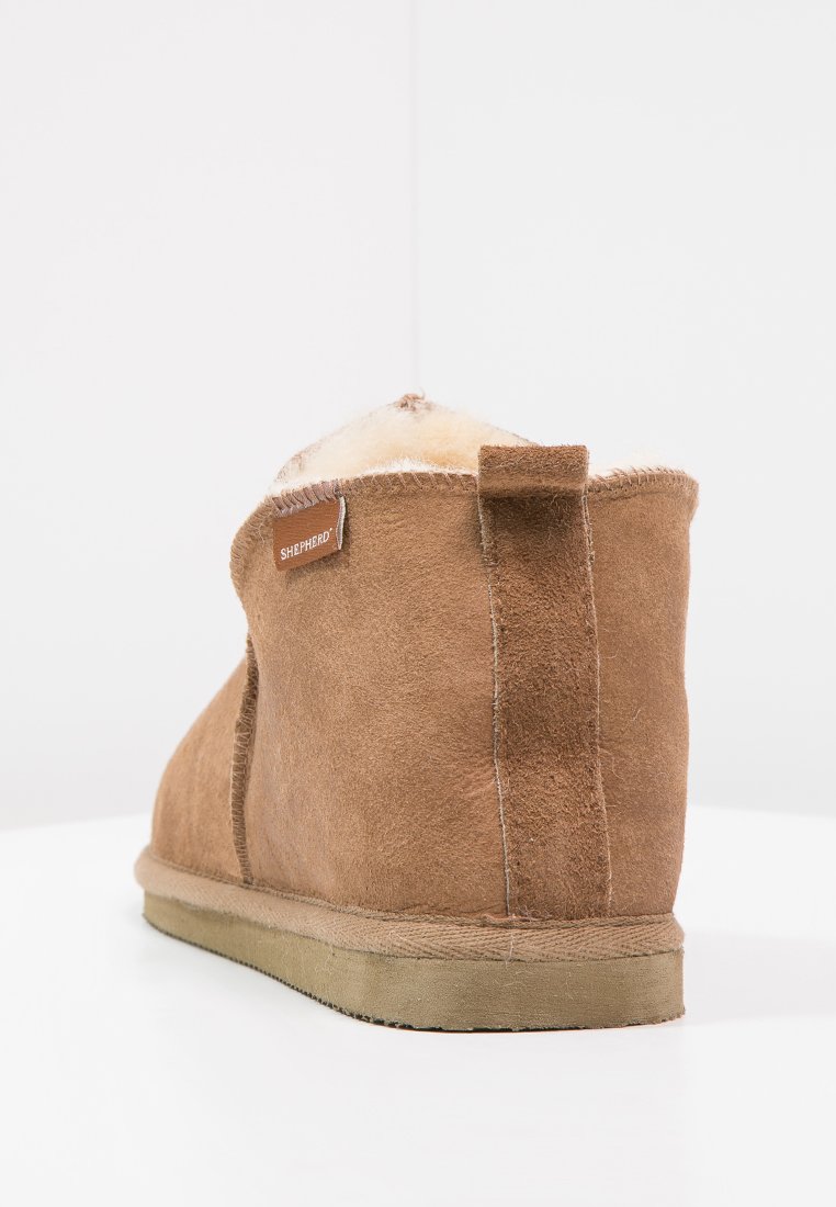 Shepherd ANTON - Pantoffels - antique/cognac/bruin - Zalando.nl