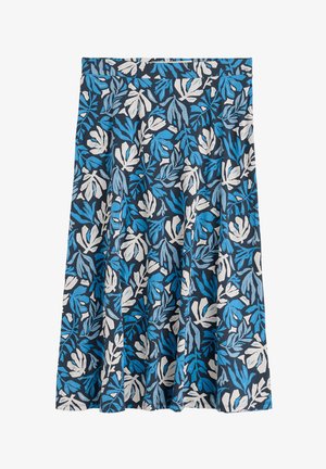 Seasalt Cornwall CALF - Trapecinis sijonas - navy - cut out seaweed maritime