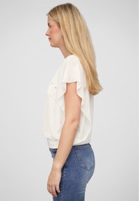 Cloud 5ive FLEDERMAUSÄRMEL - Bluse - white