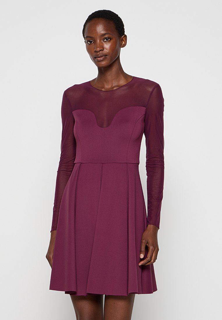 pinko Cocktailjurk donkerrood