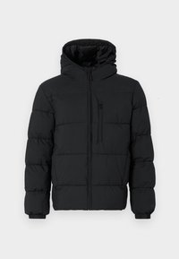 HOODED PUFFER JACKET - Zimska jakna - black