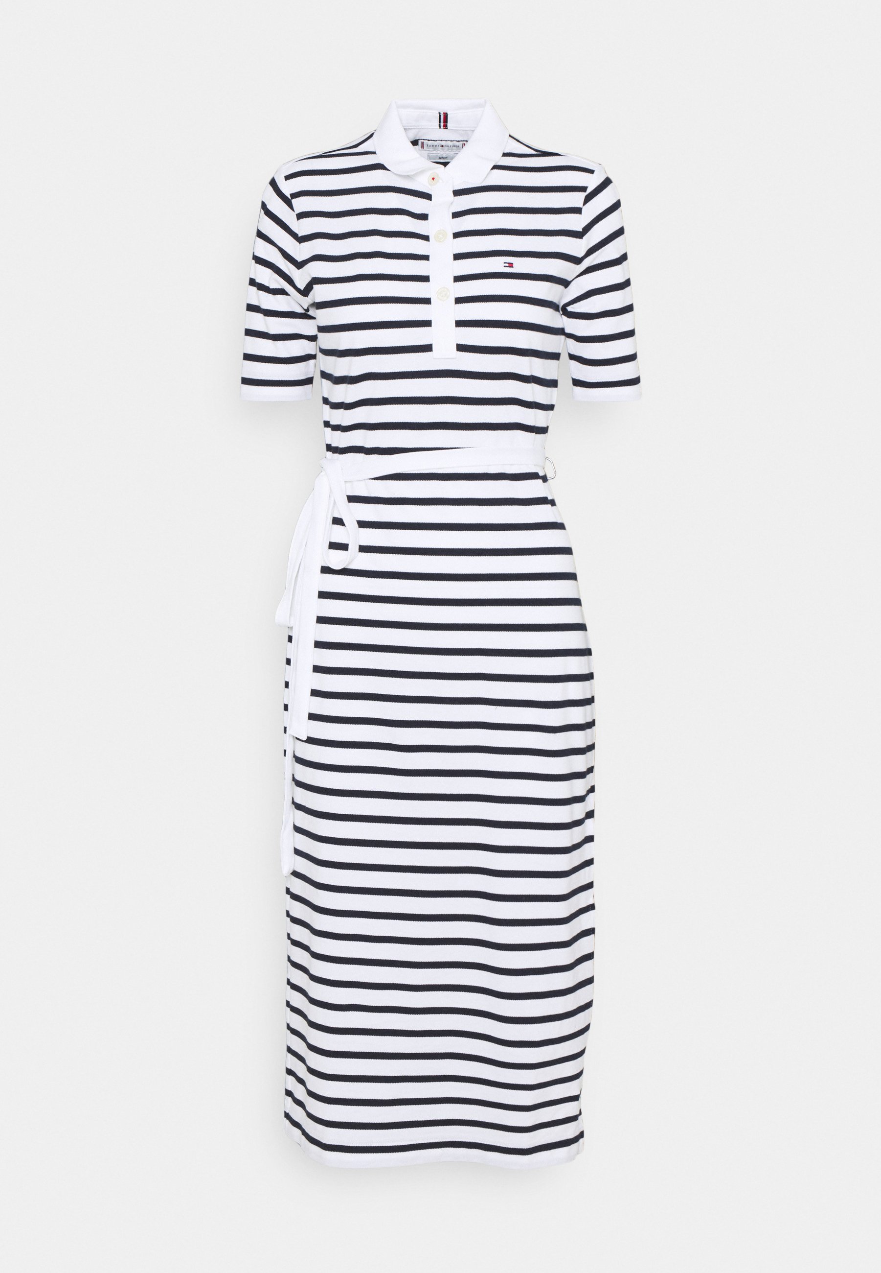 tommy hilfiger breton regular midi dress