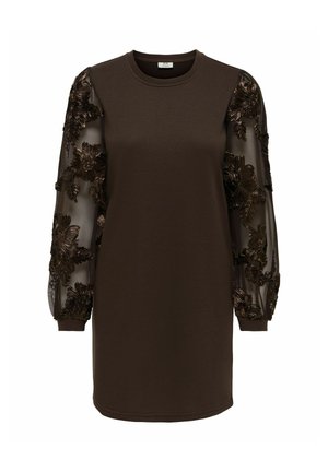 JDY, JDY KLEID DETAILREICHES - Robe en jersey - coffee bean