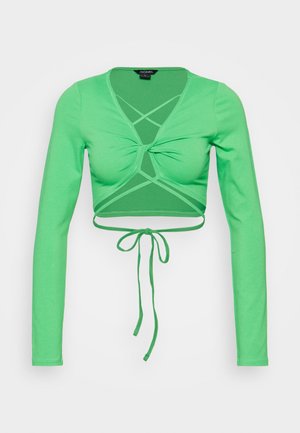 Monki, Pikkade varrukatega topp - green