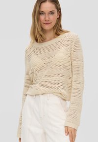 s.Oliver Strickpullover - beige