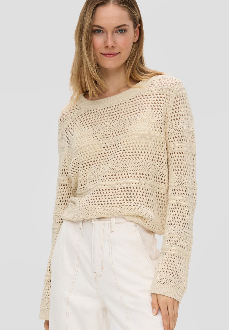 s.Oliver Strickpullover - beige