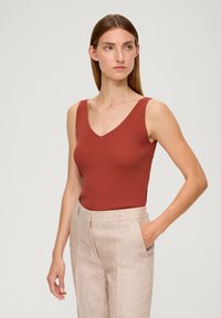 s.Oliver BLACK LABEL Top - terrakotta