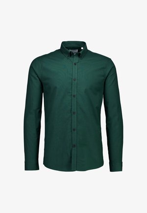 Lindbergh, OXFORD SUPERFLEX SHIRT L/S - Camicia - dk green mix