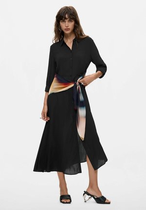 Desigual, DRESS - MIDI SHIRT DRESS   . - Shirt dress - black