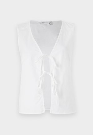 Weekday, FITTED VEST - Γιλέκο - white