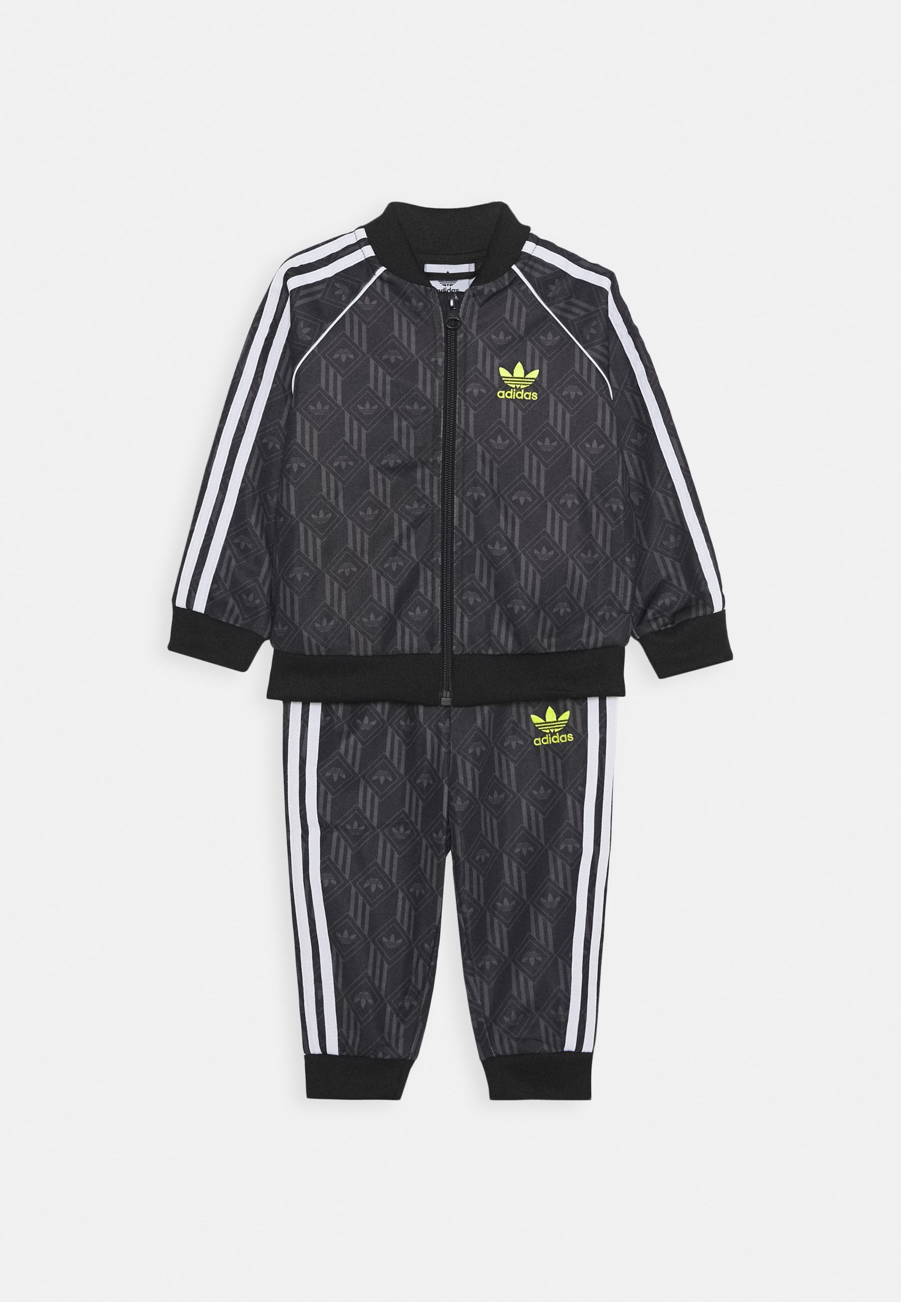 adidas Originals SET Sweatjacke blackgrefivwhite adidas Originals SET Sweatjacke blackgrefivwhite