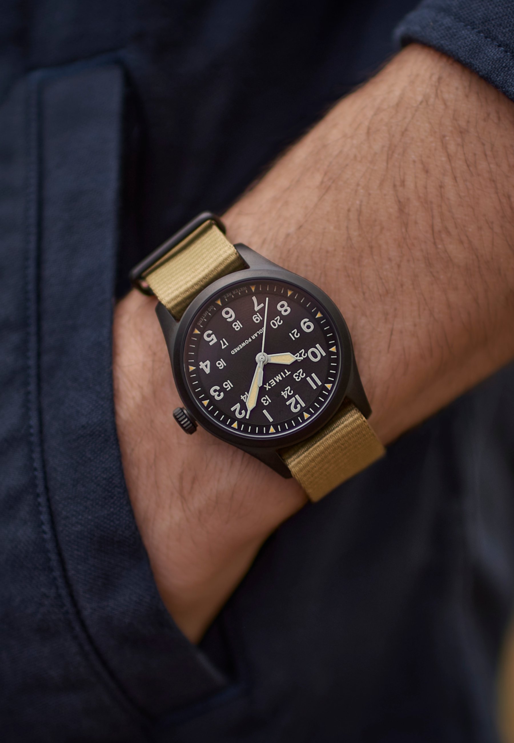 Timex EXPEDITION NORTH FIELD POST - Uhr - green/black/tan - Zalando