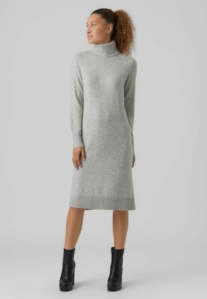 Jumper dress - light grey melange