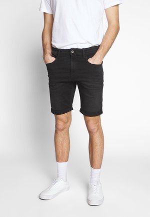Jeansshorts - black denim