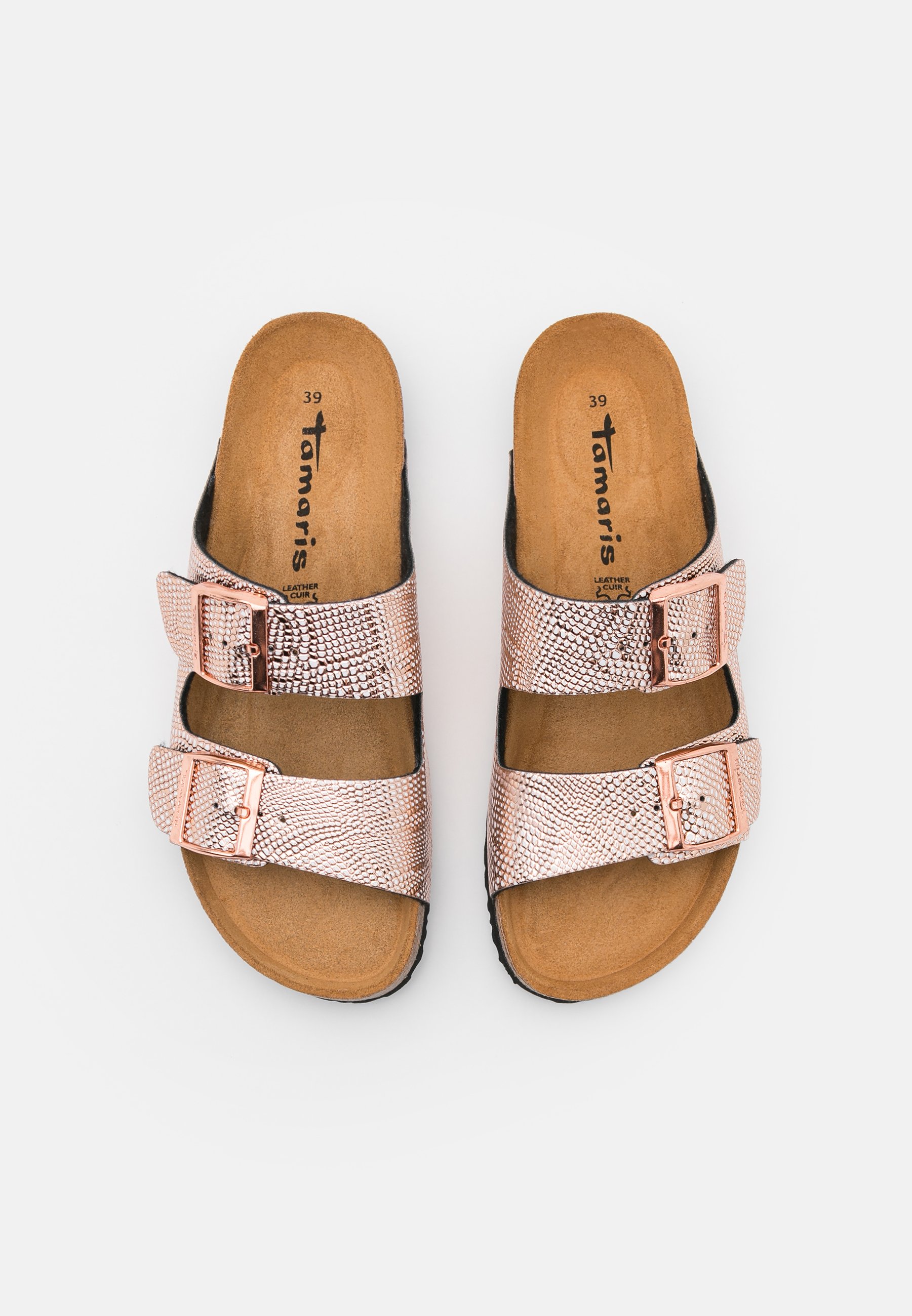 tamaris rose gold sandals