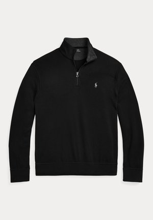 Polo Ralph Lauren, LUXURY JERSEY QUARTER-ZIP PULLOVER - Суитшърт - black