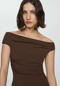 Mango Enostavna obleka - brown