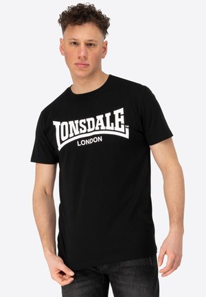 NORMALE PASSFORM FULWOOD - Print T-shirt - black white