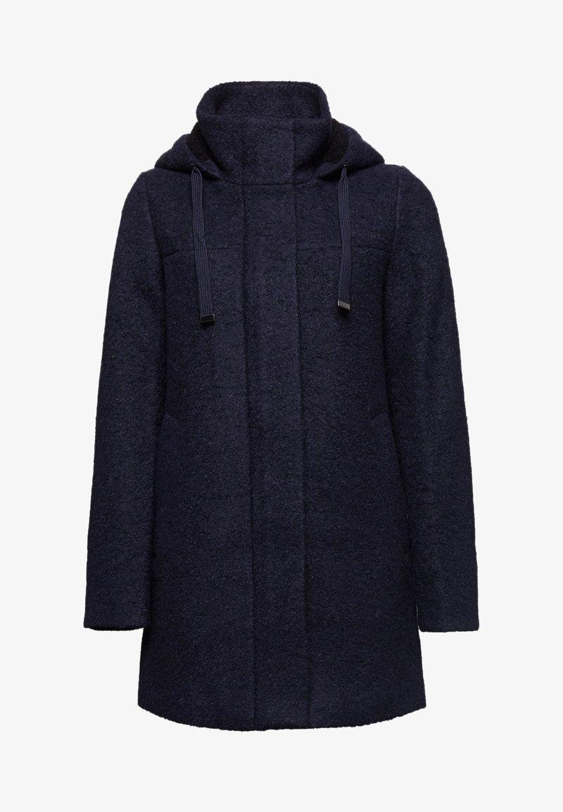 Edc By Esprit Wollmantel Klassischer Mantel Navy Dunkelblau Zalando At