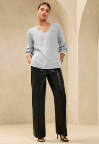 Lipsy REGULAR FIT - CABLE  - Džemper - grey