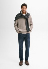 Massimo Dutti MOCK NECK - Jumper - brown