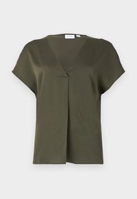 VIELLETTE V NECK - Blūze - deep depths