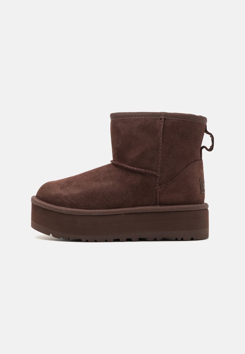 UGG CLASSIC MINI UNISEX - Støvletter - burnt cedar