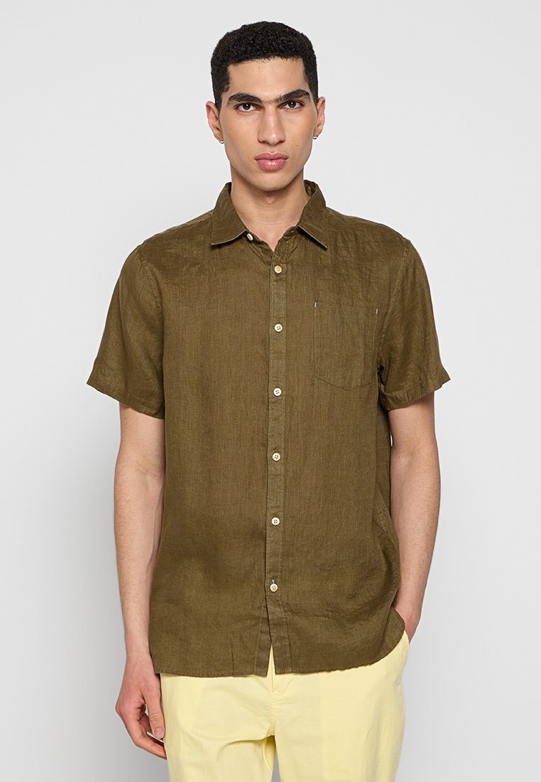 Scotch & Soda Overhemd kaki Scotch & Soda Overhemd kaki