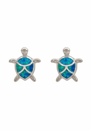 TURTLE STUD  - Earrings - blue