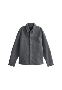 REGULAR BRUSHED PATCH POCKET - Veste légère - grey