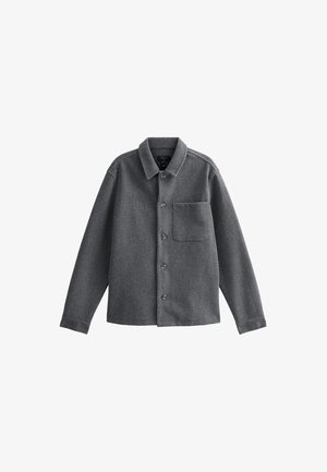 New Look, REGULAR BRUSHED PATCH POCKET - Summer jacket - grey