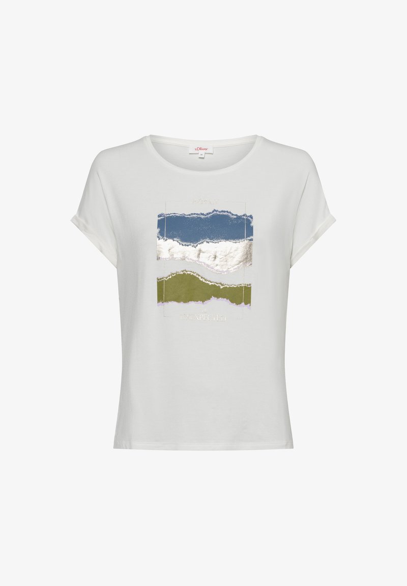 s.Oliver T-shirt print - ecru
